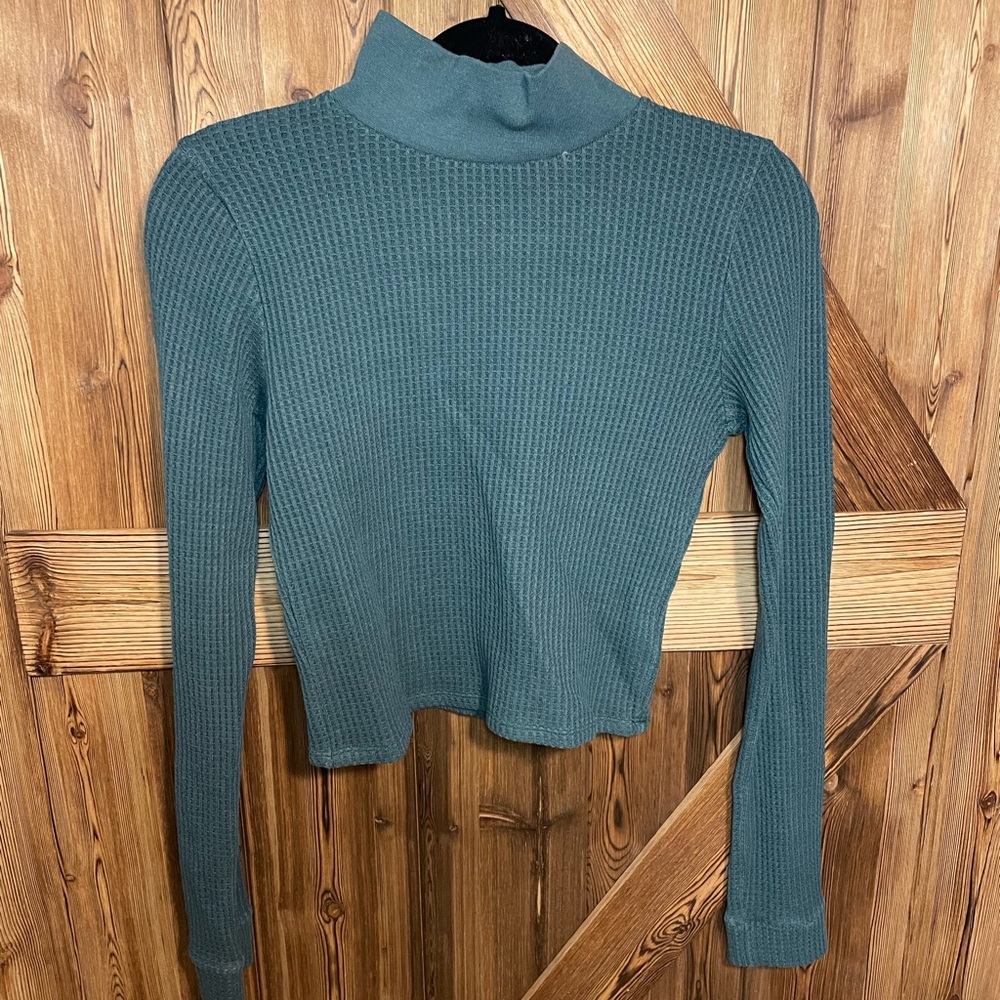 Aerie Blizzard Waffle Sweater